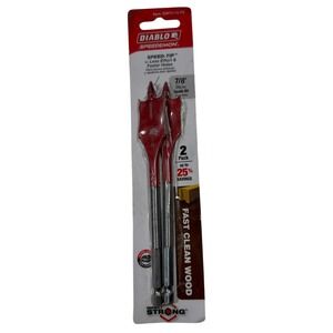 Diablo Speedemon 7/8 in Spade Bit 2 Pack Impact Strong DSP2110-P2 Fast Wood Bit